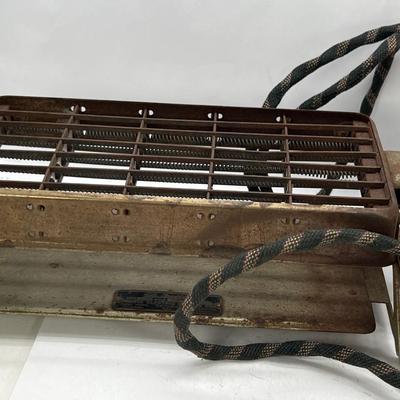 2 antique toaster 1 flat sandwich toaster for restoration