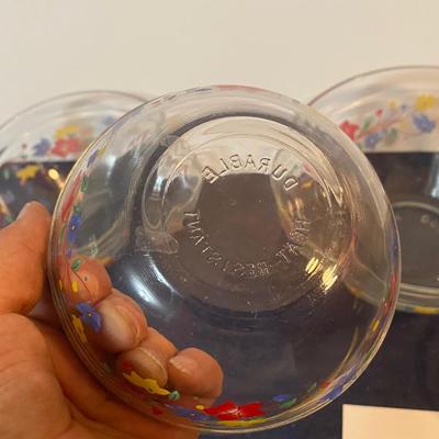 Vintage Glass Nesting Bowls