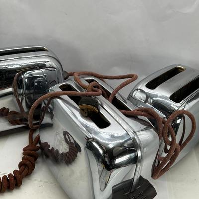 3 toastmaster pop up toasters