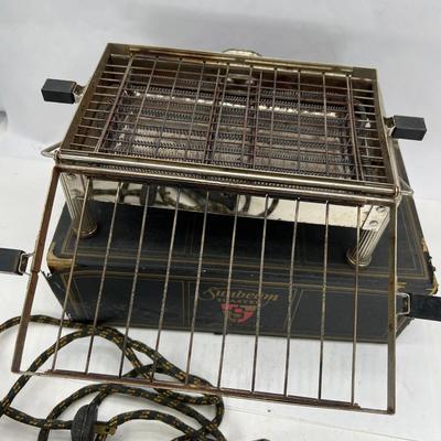 1923 Sunbeam flat toaster orignal box and brochures