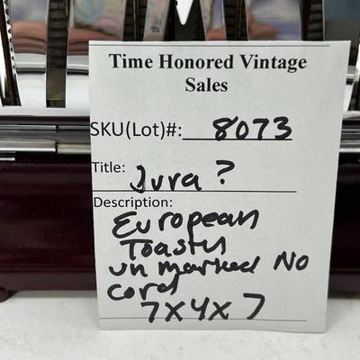 Jura (?) European Toaster