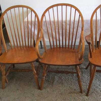 4 dinning room chairs. Will deliver - see description.