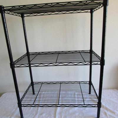 Black baker's rack #1