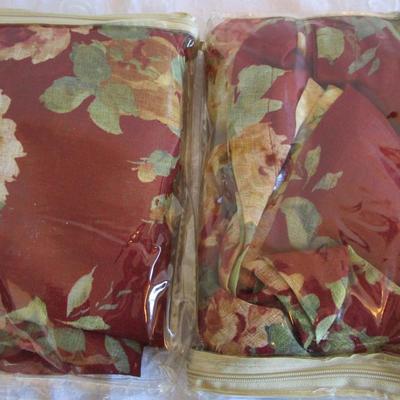 (2) Floral panels - new in package