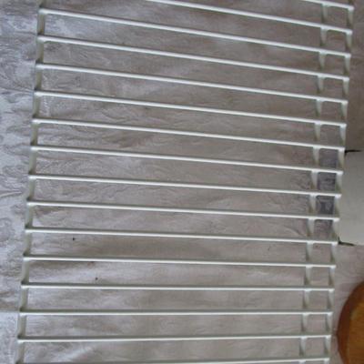 Dish drainer, mug holder, can crusher, organizing rack