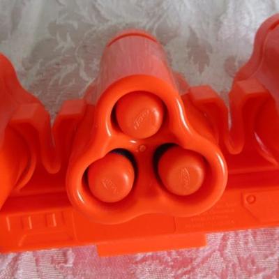 Nerf Shell Strike DS-6. Excellent condition with three extra cartridges