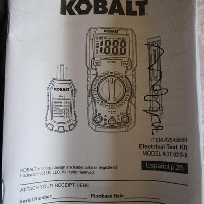 Kobalt Electrical tester