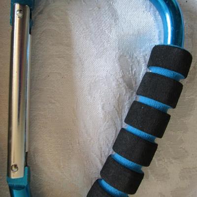 Bike hooks, 2 flashlights, 6" carabiner