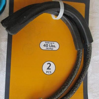 Bike hooks, 2 flashlights, 6" carabiner