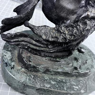 "Cheyenne" by Fredrick Remington Bronze Sculpture Marble Base