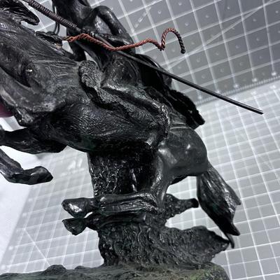 "Cheyenne" by Fredrick Remington Bronze Sculpture Marble Base