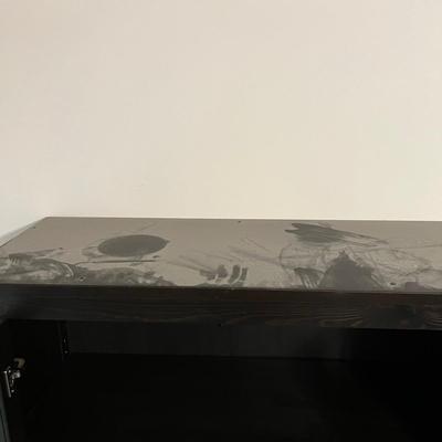 Glass Door Tall Cabinet (P-RG)