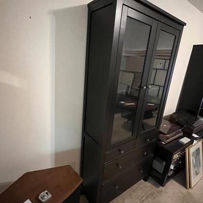 Glass Door Tall Cabinet (P-RG)