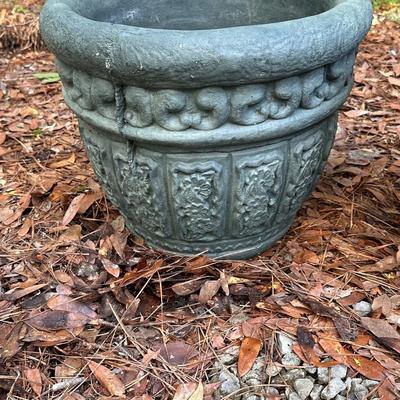 Cement Planters ~ Heavy & Thick ~ Pair (2)