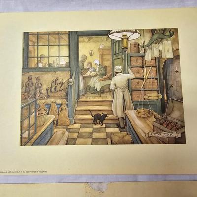 Seven Anton Pieck Prints (BS-JS)