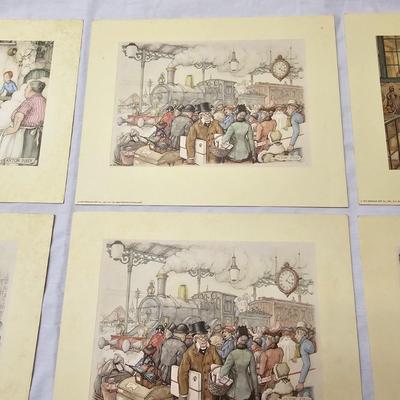 Seven Anton Pieck Prints (BS-JS)