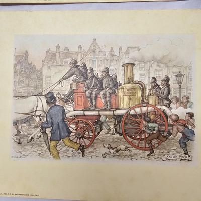 Seven Anton Pieck Prints (BS-JS)