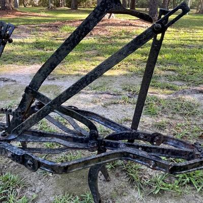 Vtg. Farm Equipment/Lawn Art