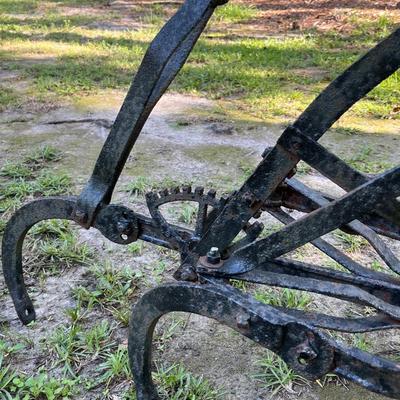 Vtg. Farm Equipment/Lawn Art