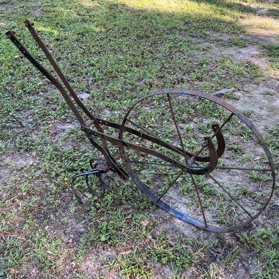 Vtg. Farm Equipment/Lawn Art