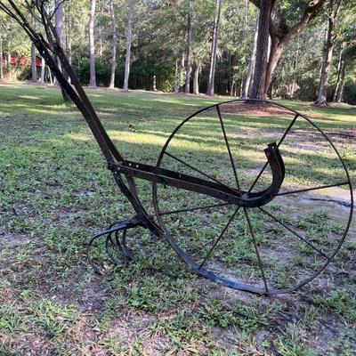Vtg. Farm Equipment/Lawn Art