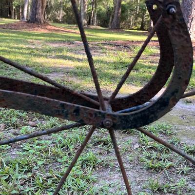Vtg. Farm Equipment/Lawn Art