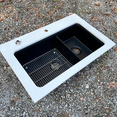 KOHLER ~ Neoroc Black Double Sink