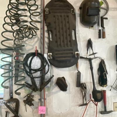 S42-Wall of Garage items