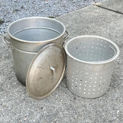 Large Aluminum Stock Pot