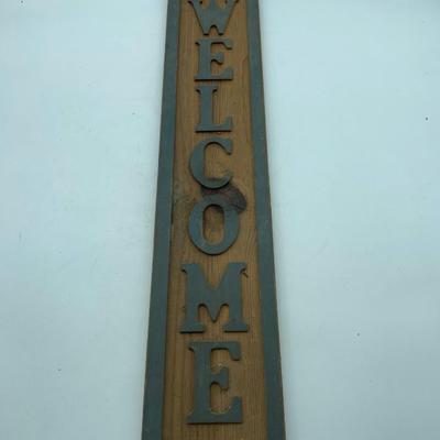 Welcome sign