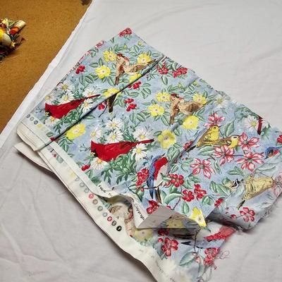 Bolts of Upholstery Fabric, Cotton, Felt & More (BS-JS)