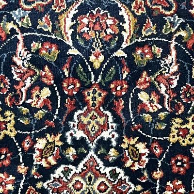 EMPRESS ~ Blue Floral Medallion Area Rug ~ 5’3” x 7’9”