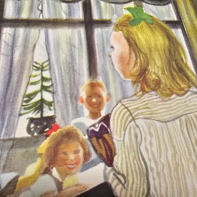 Set of Seven Vintage Mother Goose Prints (BS-JS)
