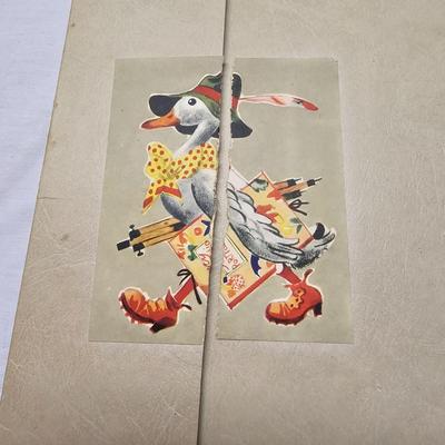 Set of Seven Vintage Mother Goose Prints (BS-JS)