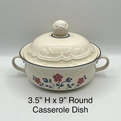 CUMBERLAND ~ Brambleberry ~ Stoneware ~ 3Pc Service For 6~ Includes 5 Serving Pieces (23 Pieces Total)