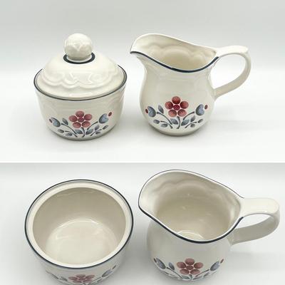 CUMBERLAND ~ Brambleberry ~ Stoneware ~ 3Pc Service For 6~ Includes 5 Serving Pieces (23 Pieces Total)