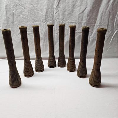 Eight Vintage Beehive Bobbin Spools (BS-JS)