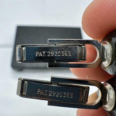 natural stone cufflinks vintage Pat 2920363 Rare