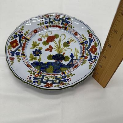 Pair of MORELLI FAENZA Handmade plates-8" local pickup and shipping available