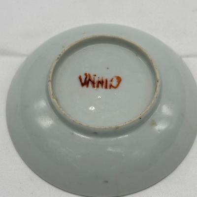 Small chinese vintage famille verte dish-local pickup and shipping available