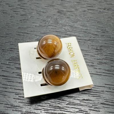 Tiger eye earrings