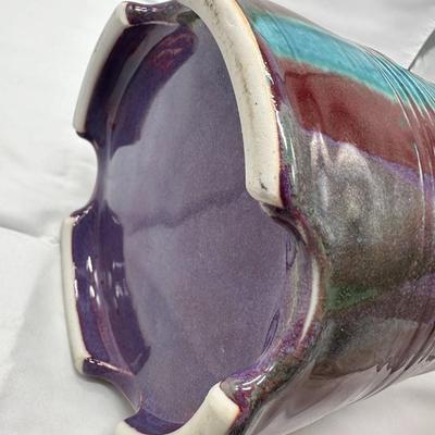 Chinese vintage porcelain large jun ware style jar 10" in tall-local pickup and shipping available