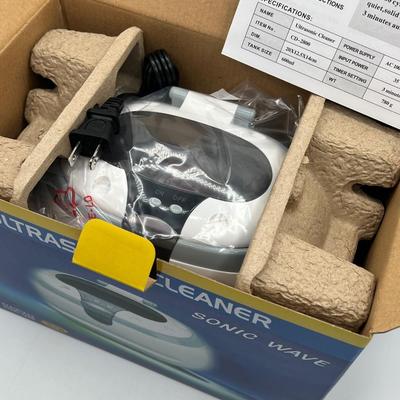 SONIC WAVE ~ Ultrasonic Cleaner ~ NIB