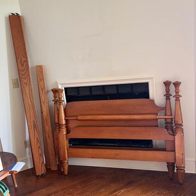 Solid Wood Double Size Bed Frame (PB-DZ)
