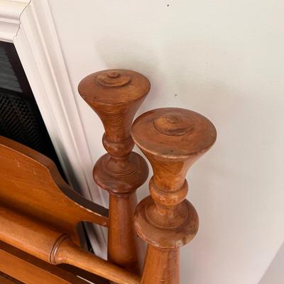 Solid Wood Double Size Bed Frame (PB-DZ)