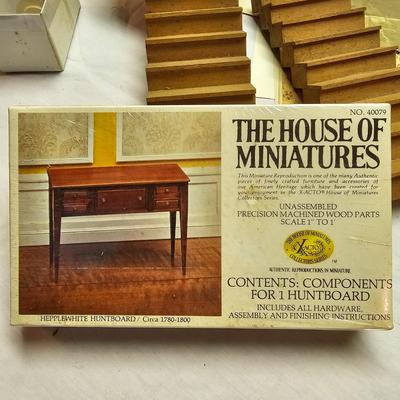 Dura Craft Miniature Farm House Kit + Furniture (BS-JS)