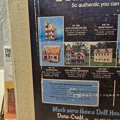 Dura Craft Miniature Farm House Kit + Furniture (BS-JS)