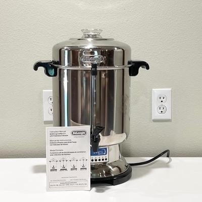 DELONGHI ~ 20-60 Cup Coffee Urn With Freshness Indicator