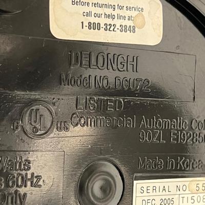DELONGHI ~ 20-60 Cup Coffee Urn With Freshness Indicator