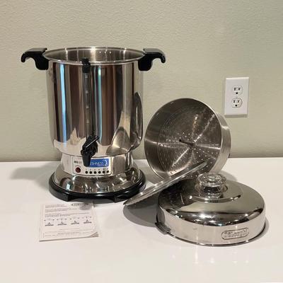 DELONGHI ~ 20-60 Cup Coffee Urn With Freshness Indicator